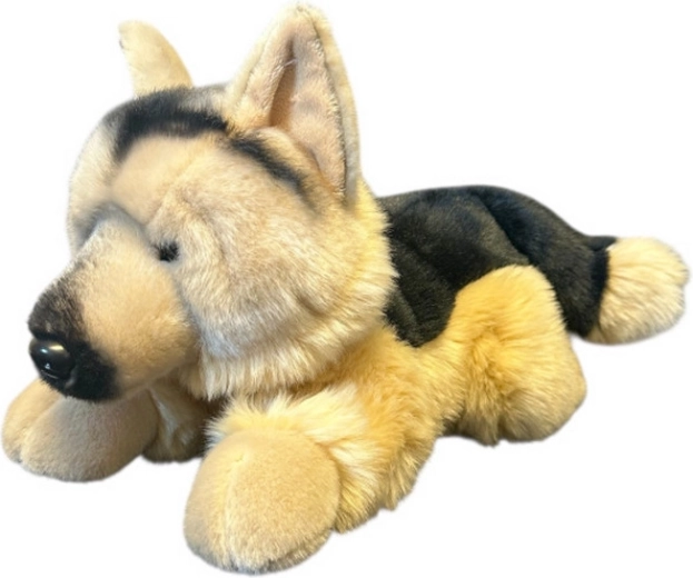 Plys hund – liggende schæferhund 30 cm