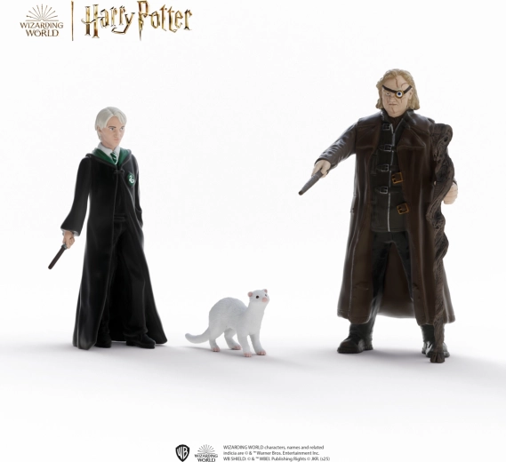 Harry Potter – Skrue Moody og Draco Malfoy med en fritte figurer