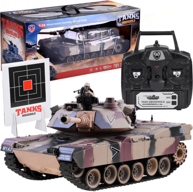 Fjernstyret tank US M1A2 1:18