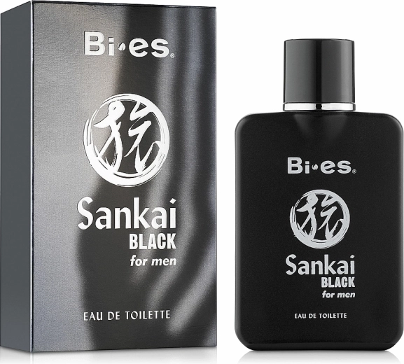 Herretoiletvand BI-ES Sankai Black 100 ml