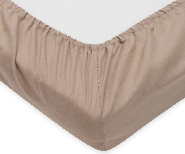 Bomuldslagen til tremmeseng 120×60 cm cappuccino New Baby