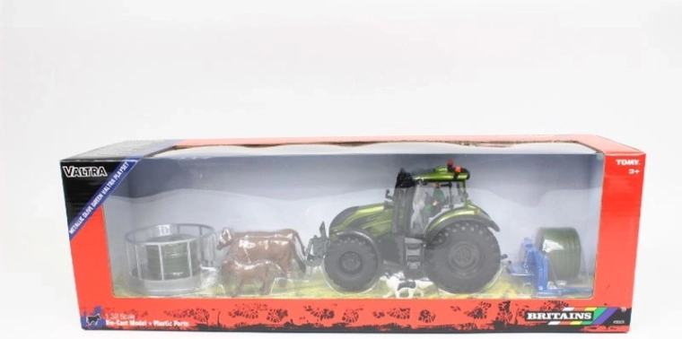 Britains sæt traktor Valtra Metallic Olive Green 1:32