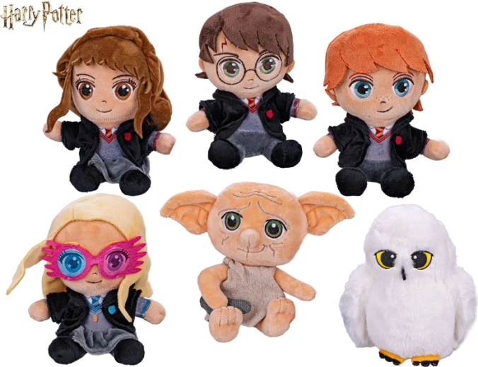 Plysfigur Harry Potter (siddende) 16 cm (assort. 6 varianter)