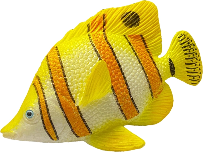 Gummi-fisk gul 10 cm