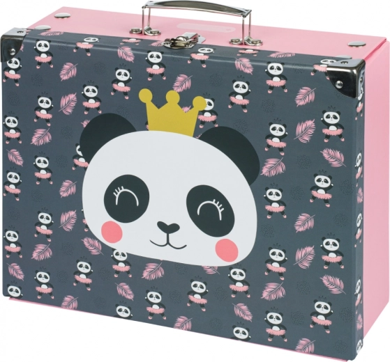Sammenklappelig skolesag med panda Baagl