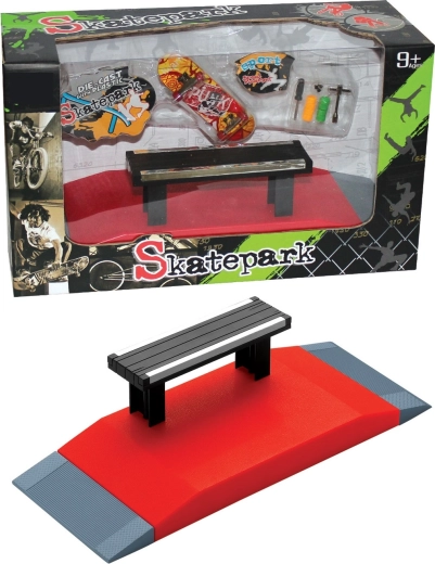 Skateboard med bænk – 3 varianter