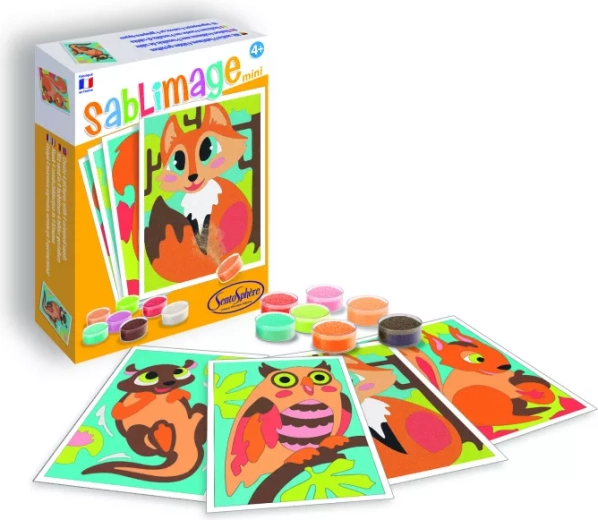 Sentosphere Sablimage mini sandbilleder skovdyr