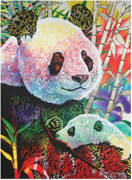 Puzzle Panda 1000 brikker