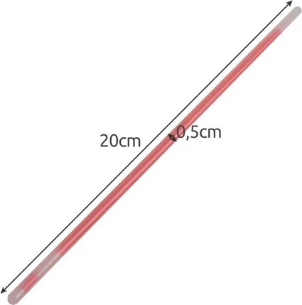 Praktisk størrelse 20 × 0,5 cm