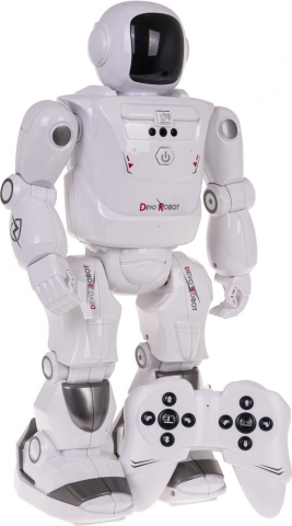 mega robot med fjernbetjening – hvid