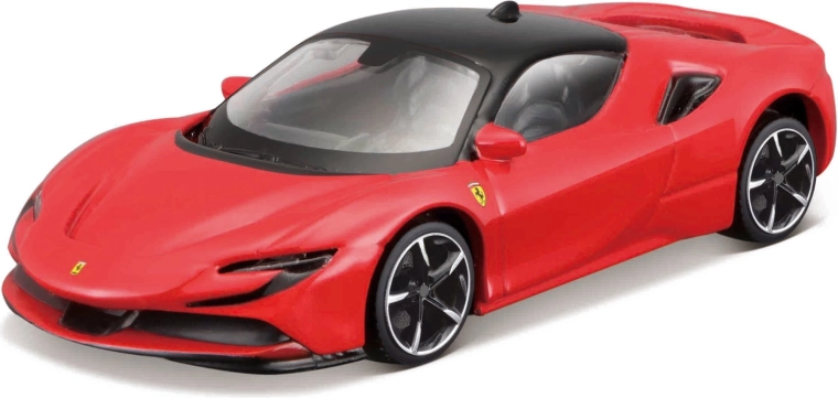 Maisto Speed Icons Ferrari SF90 Stradale rød-sort 1:64