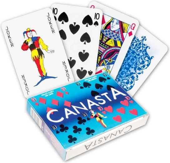 Spillekort Canasta i papæske