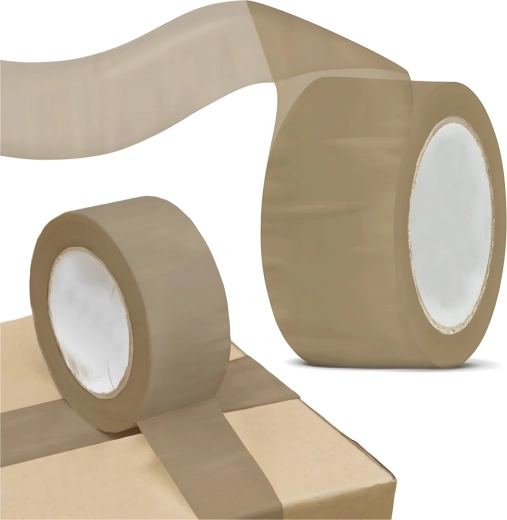 Brun pakketape 48 mm x 100 m – stærk og holdbar
