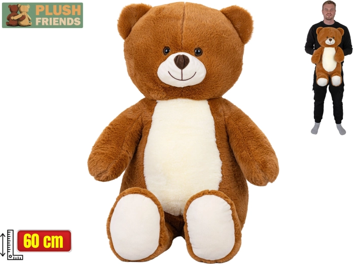 Plysjbjørn siddende 60 cm Plush Friends