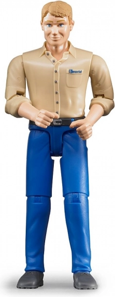 Bruder BWorld figur mand med blå bukser