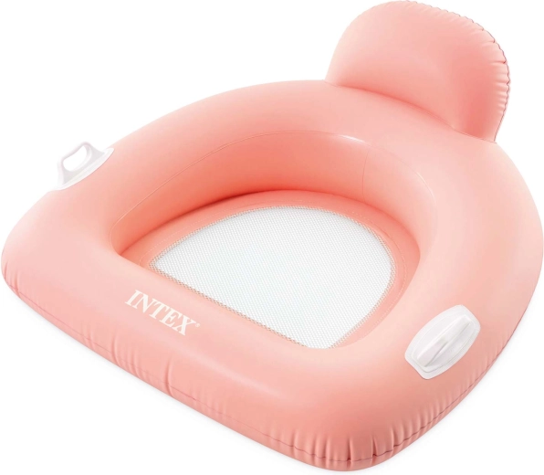 Intex Pillow Float Lounges rosa oppustelig vandmadras med pude