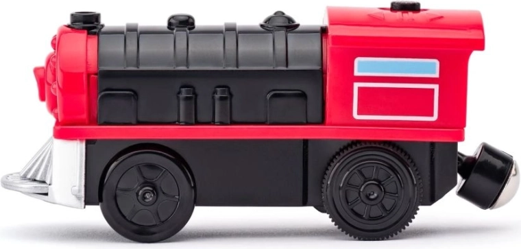 Rød batterilokomotiv
