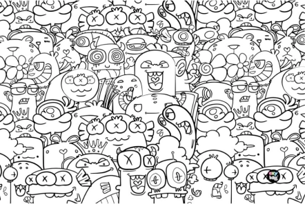 Bordunderlag Monsters