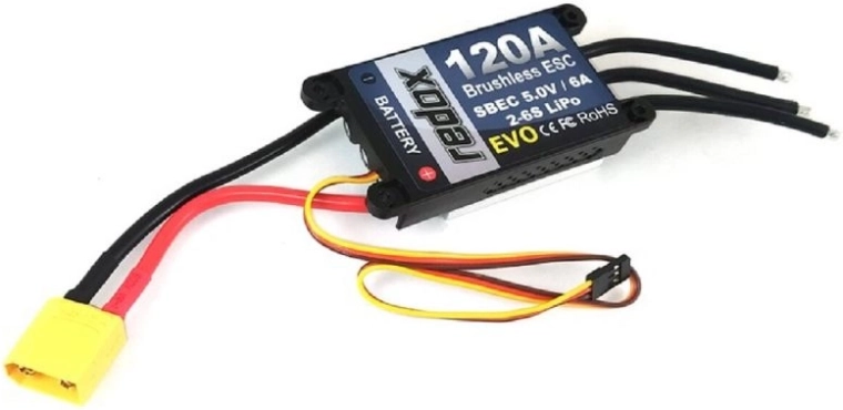 120A effekt til brushless drivlinjer