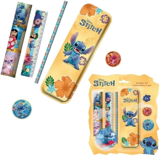 Skolesæt med penalhus Lilo & Stitch