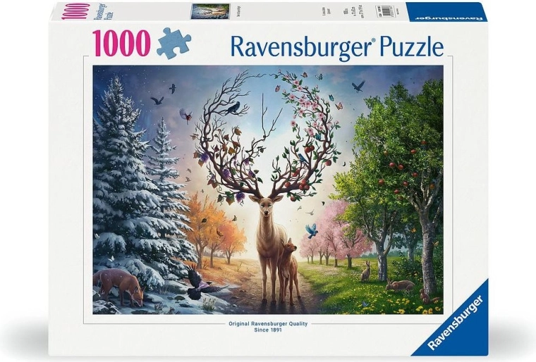 Ravensburger-puslespil Magisk hjort med 1000 brikker