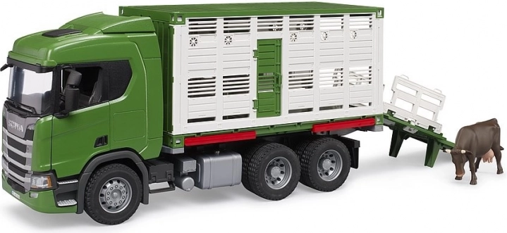 Dyretransport Scania med kofigur