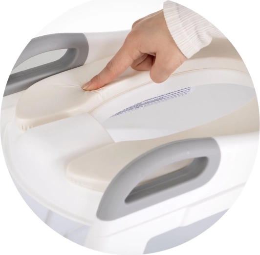 Solid støtte med sidehåndtag