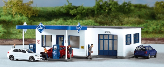 Byggesæt ARAL tankstation med vaskeanlæg PIKO HOBBY H0
