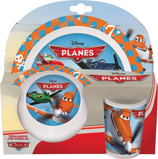 Disney Planes tredelt melaminsæt