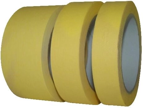 Crepet maskeringstape 48 mm × 50 m gul op til 60 °C