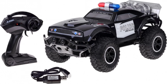 Fjernstyret monster truck Politi
