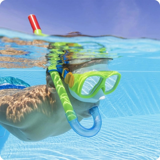 Ergonomisk snorkel med stænksikring