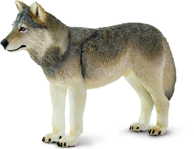 Safari Ltd. figur af grå ulv - 1 stk.