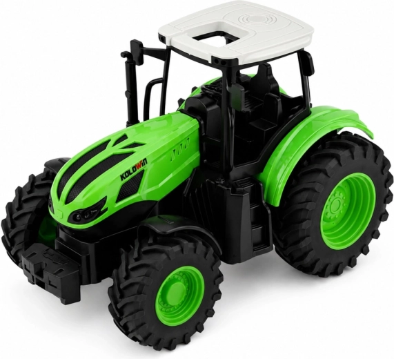 Realistisk traktor 1:24 med store terrænhjul