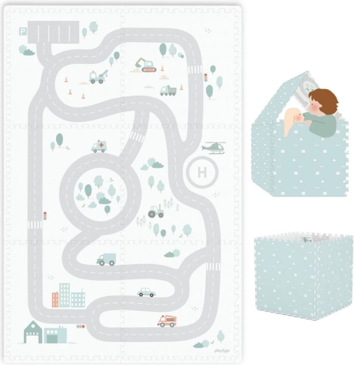 Play&Go tiloo eevaa legeunderlag og hus road
