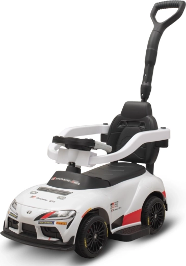 Børne-gåbil med styrestang Toyota GR Supra GT4 Baby Mix hvid