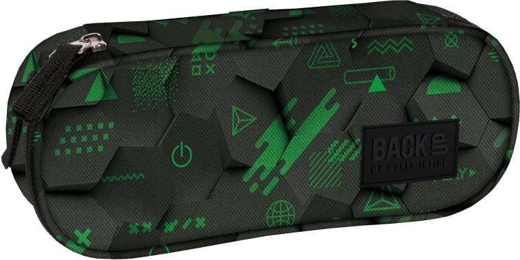 Skolepenal etui BackUP gaming geometri - 1 stk.