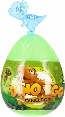 Farverigt æg med dinosaurus