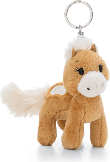 Nici nøglering plysbamse pony Holly 10 cm – bæredygtig Green-udgave