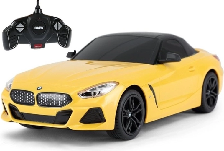 RC bil BMW Z4 Roadster 1:18 gul