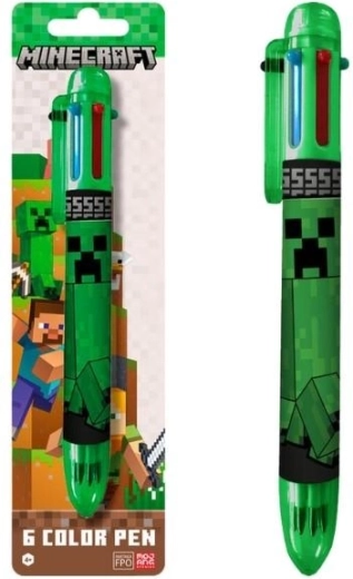 Sekstfarvet kuglepen Minecraft