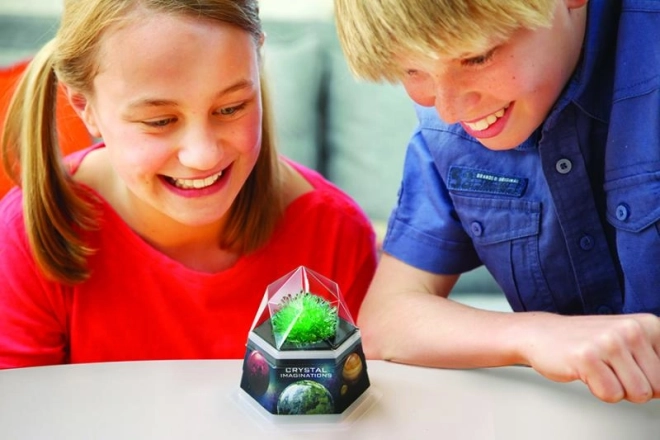 Uddannelsessæt til dyrkning af krystaller 4M - Røde krystaller