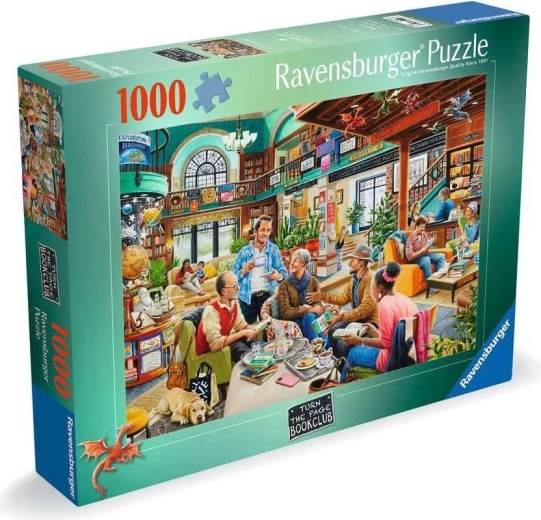 Ravensburger puslespil Bogklubben „Vend siden“ 1000 brikker