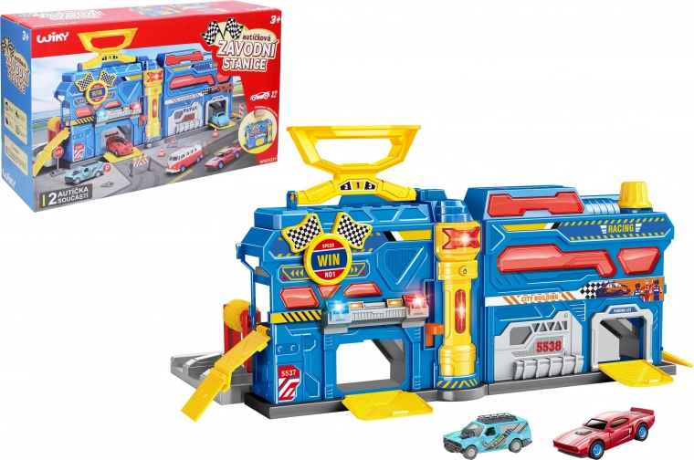 Bærbar racestation med lys og lyde