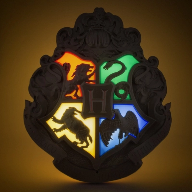 Hogwarts-lys med tryllestav