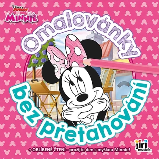 Omalebog uden at farve uden for stregerne Minnie