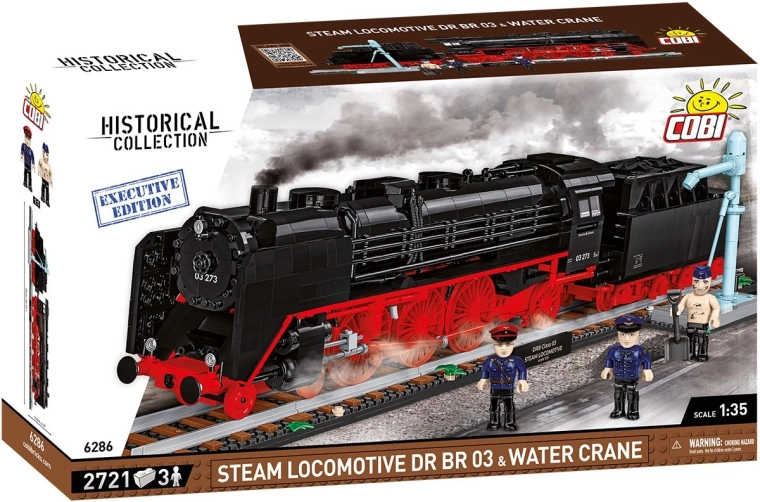 Cobi damplokomotiv DR BR 03 med vandkran Executive Edition 1:35