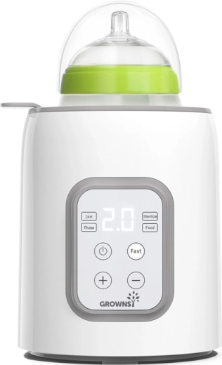 GROWNSY 8-i-1 flaskevarmer – grå