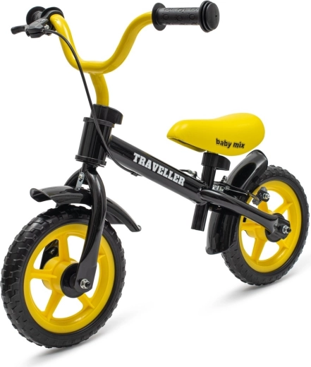 Løbecykel med bremse BABY MIX Traveller sort
