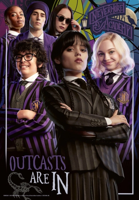 Puslespil 300 brikker WEDNESDAY